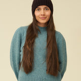 Merino Lambswool Beanie - Dark Brown