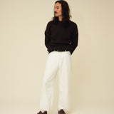 Chunky Merino Lambswool Jumper - Dark Brown