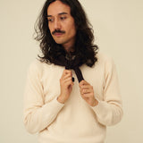 Merino Lambswool Neckerchief - Dark Brown