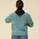 Merino Lambswool Neckerchief - Dark Brown