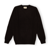 Merino Lambswool Jumper - Dark Brown