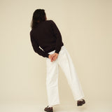 Merino Lambswool Jumper - Dark Brown