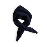 Merino Lambswool Neckerchief - Navy Blue