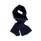 Merino Lambswool Scarf - Navy Blue