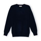 Merino Lambswool Jumper - Navy Blue