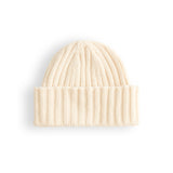 Merino Lambswool Beanie - Ecru