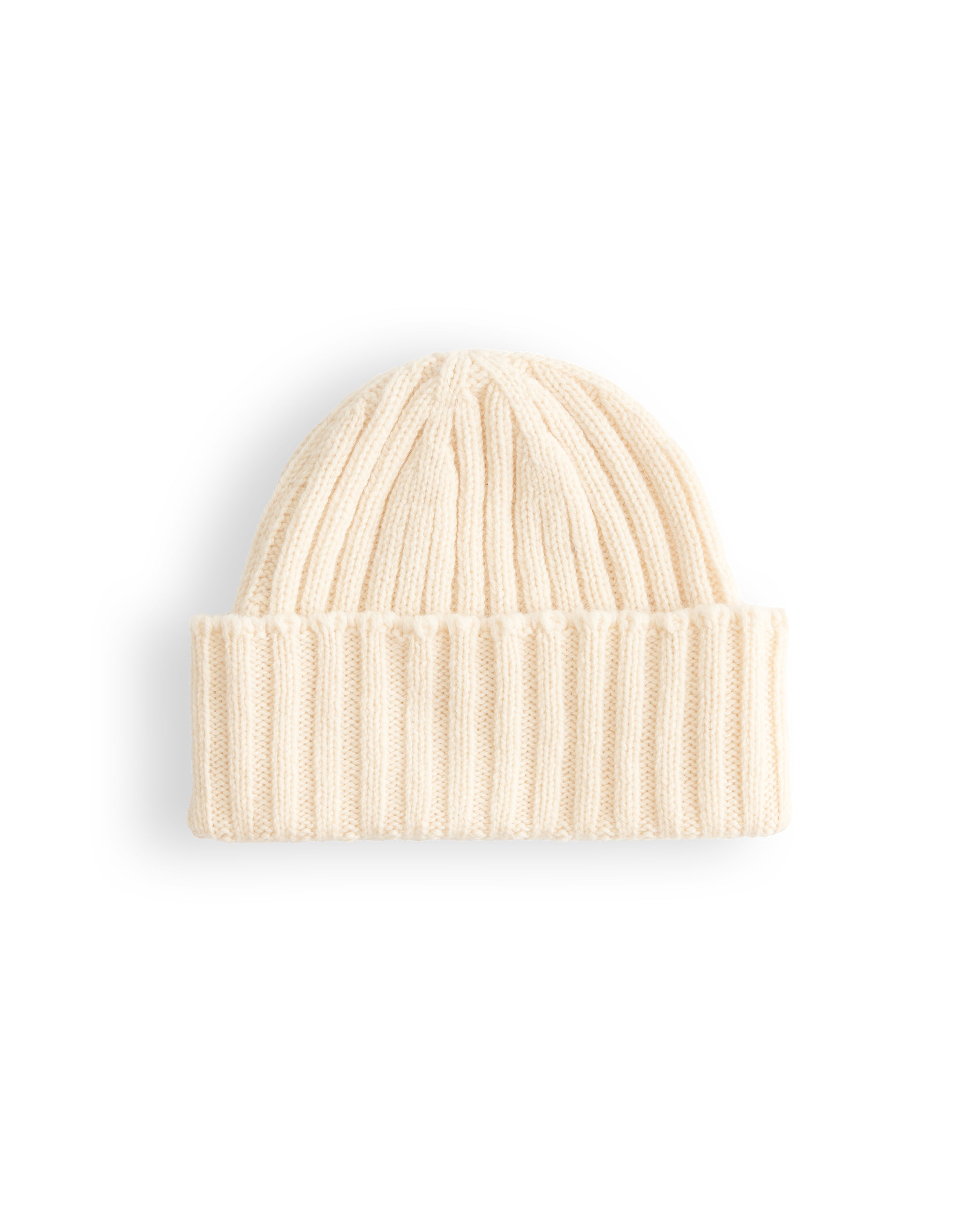 Merino Lambswool Beanie - Ecru