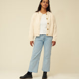 Merino Lambswool Cardigan - Ecru