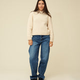 Merino Lambswool Jumper - Ecru