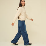 Merino Lambswool Jumper - Ecru