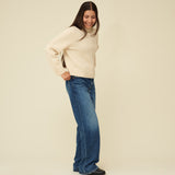 Merino Lambswool Jumper - Ecru