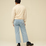 Merino Lambswool Rugby Jumper - Ecru