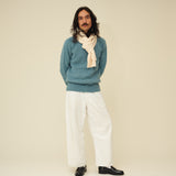 Merino Lambswool Scarf - Ecru