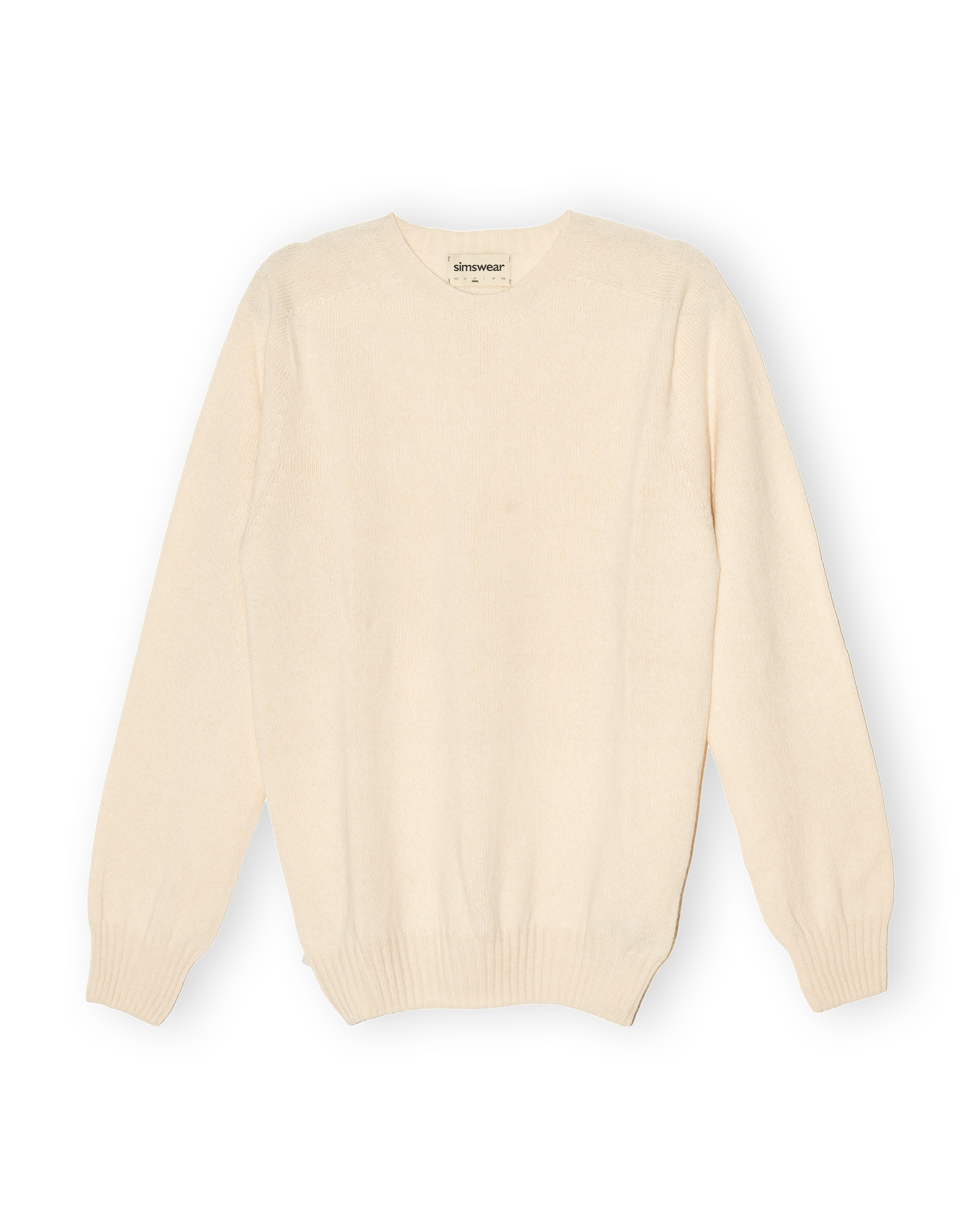 Merino Lambswool Jumper - Ecru