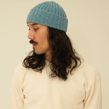 Merino Lambswool Beanie - Helford Green