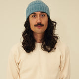 Merino Lambswool Beanie - Helford Green