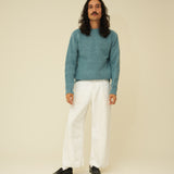 Chunky Merino Lambswool Jumper - Helford Green