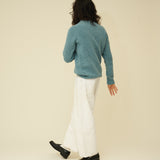 Chunky Merino Lambswool Jumper - Helford Green