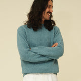 Chunky Merino Lambswool Jumper - Helford Green