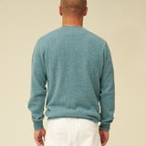 Merino Lambswool Jumper - Helford Green