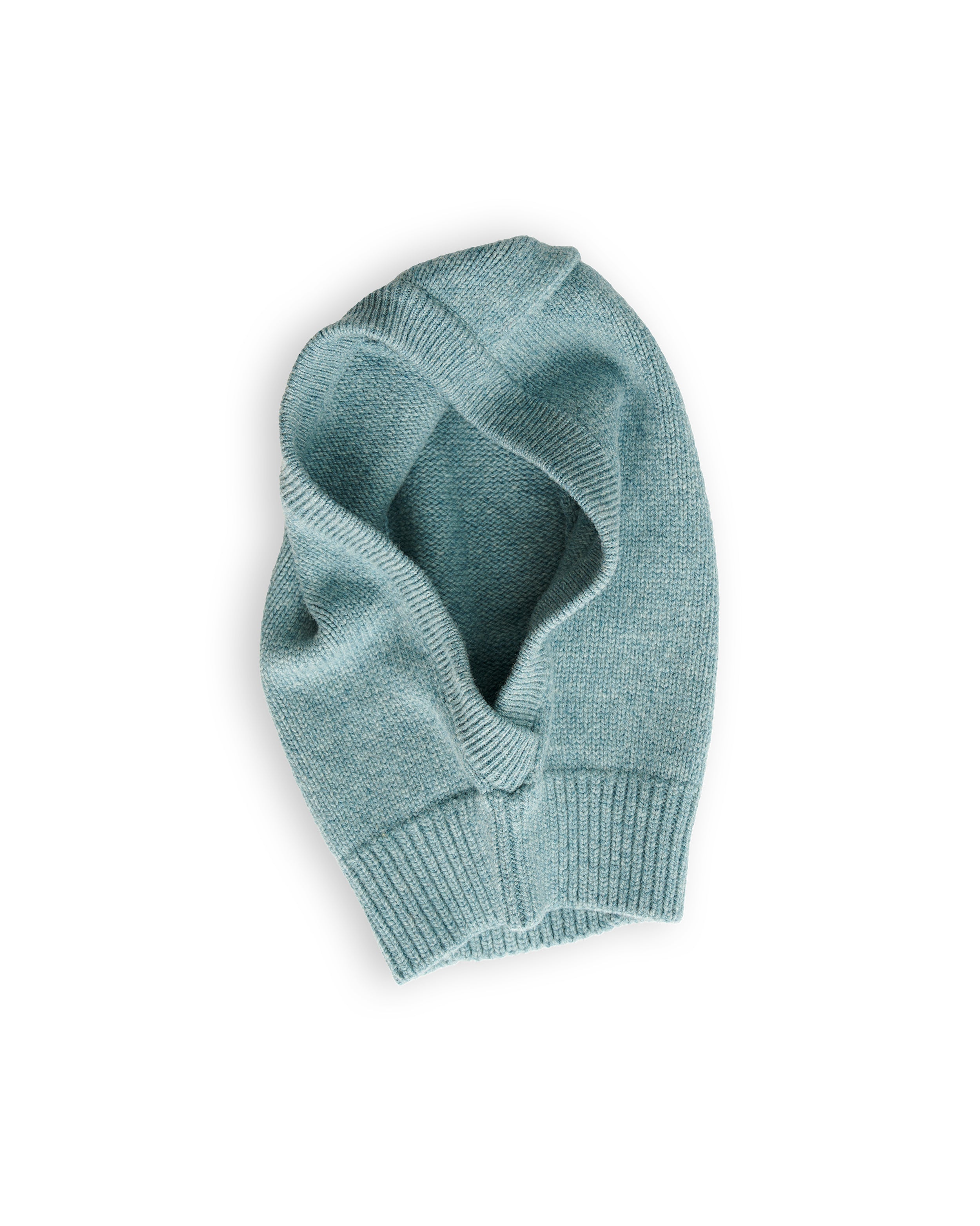 Merino Lambswool Hood - Helford Green