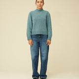 Merino Lambswool Jumper - Helford Green