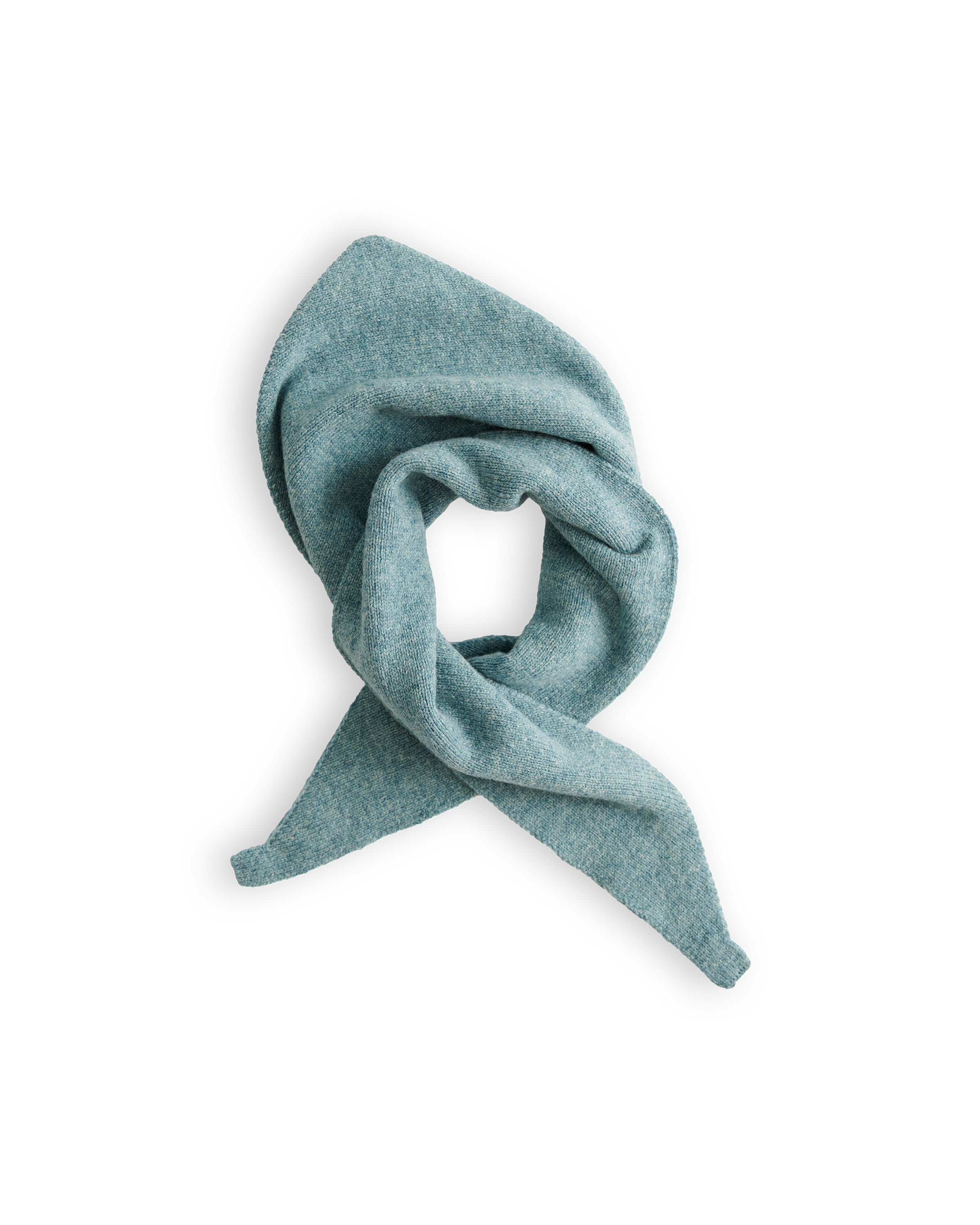 Merino Lambswool Neckerchief - Helford Green
