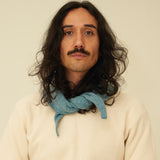 Merino Lambswool Neckerchief - Helford Green