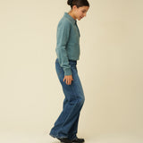 Merino Lambswool Rugby Jumper - Helford Green