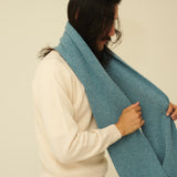 Merino Lambswool Scarf - Helford Green