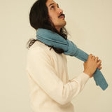Merino Lambswool Scarf - Helford Green