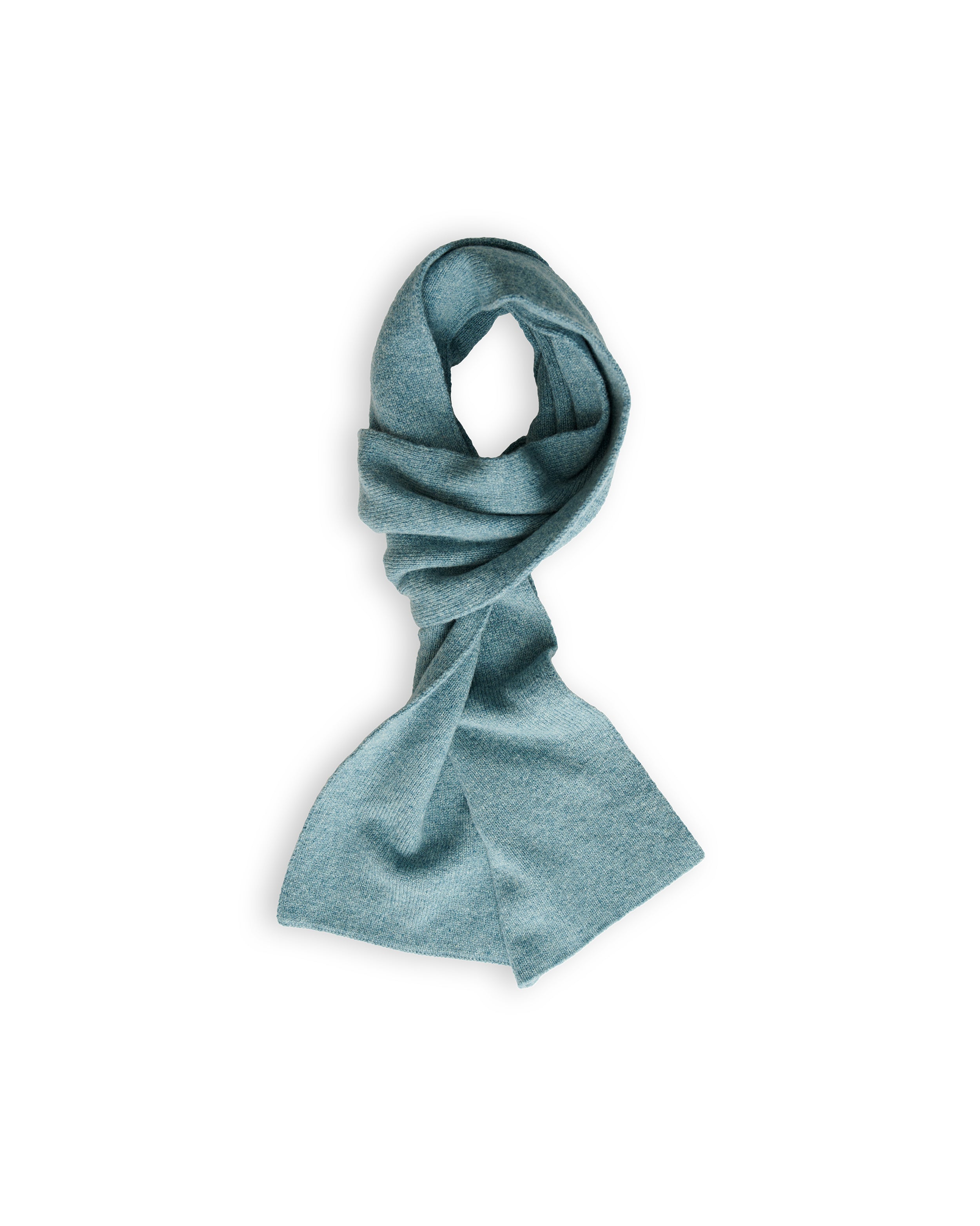 Merino Lambswool Scarf - Helford Green