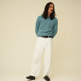 Merino Lambswool Jumper - Helford Green