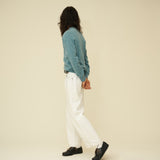 Merino Lambswool Jumper - Helford Green