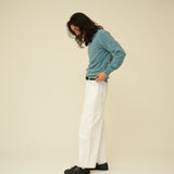 Merino Lambswool Roll Neck - Helford Green