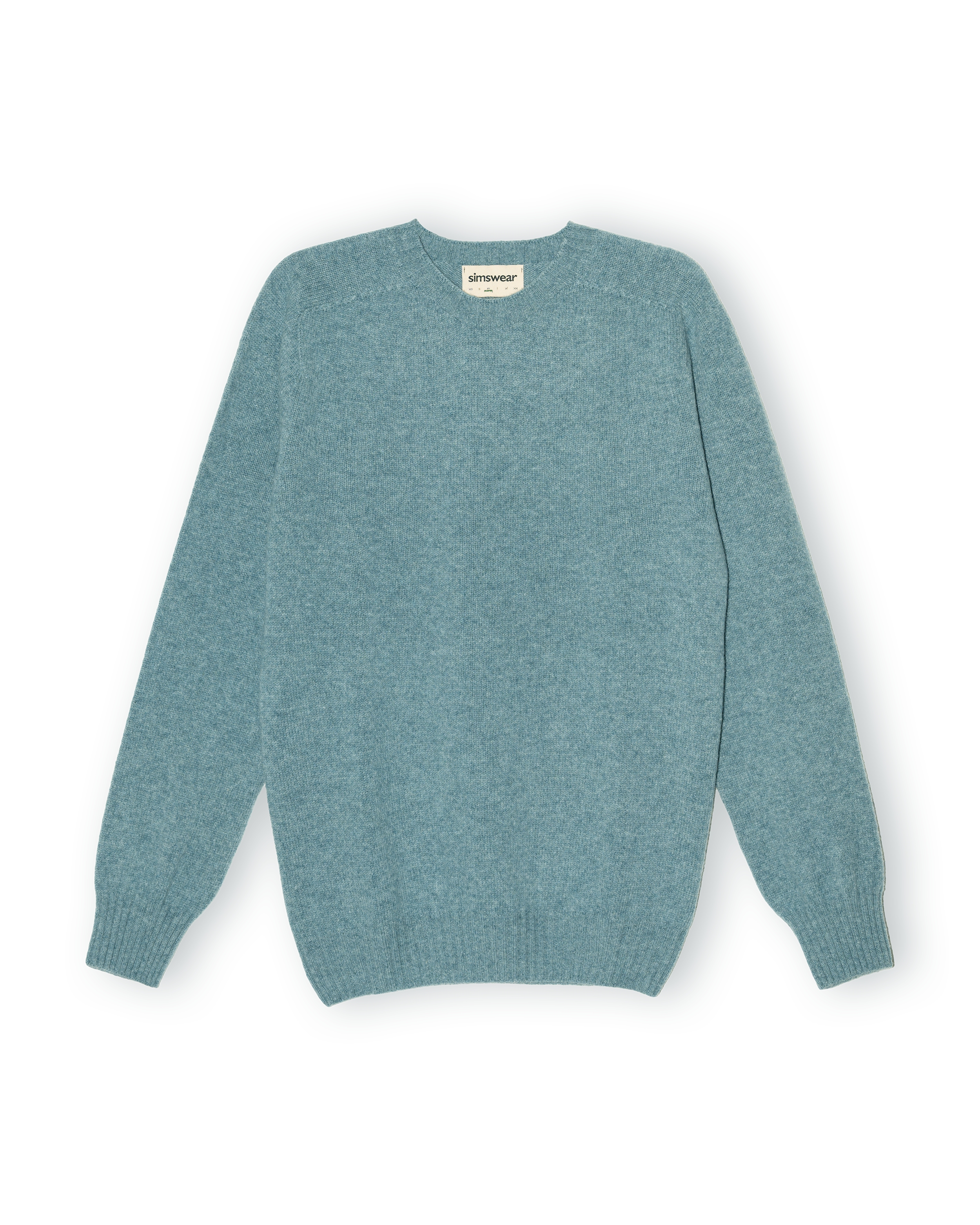 Merino Lambswool Jumper - Helford Green