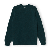 Chunky Merino Lambswool Jumper - Petrol Green