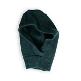 Merino Lambswool Hood - Petrol Green