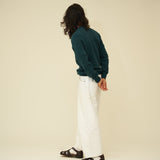 Merino Lambswool Jumper - Petrol Green