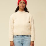 Merino Lambswool Beanie - Poppy Red