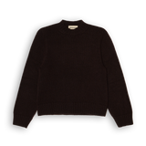 Merino Lambswool Jumper - Dark Brown