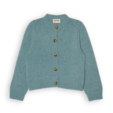 Merino Lambswool Cardigan - Helford Green