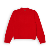 Merino Lambswool Jumper - Poppy Red