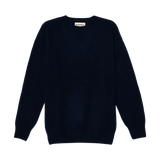 Navy Cashmere Cotton Jumper