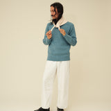 Merino Lambswool Neckerchief - Ecru