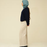 Merino Lambswool Hood - Helford Green (knitted-to-order)