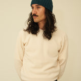 Merino Lambswool Beanie - Petrol Green (knitted-to-order)