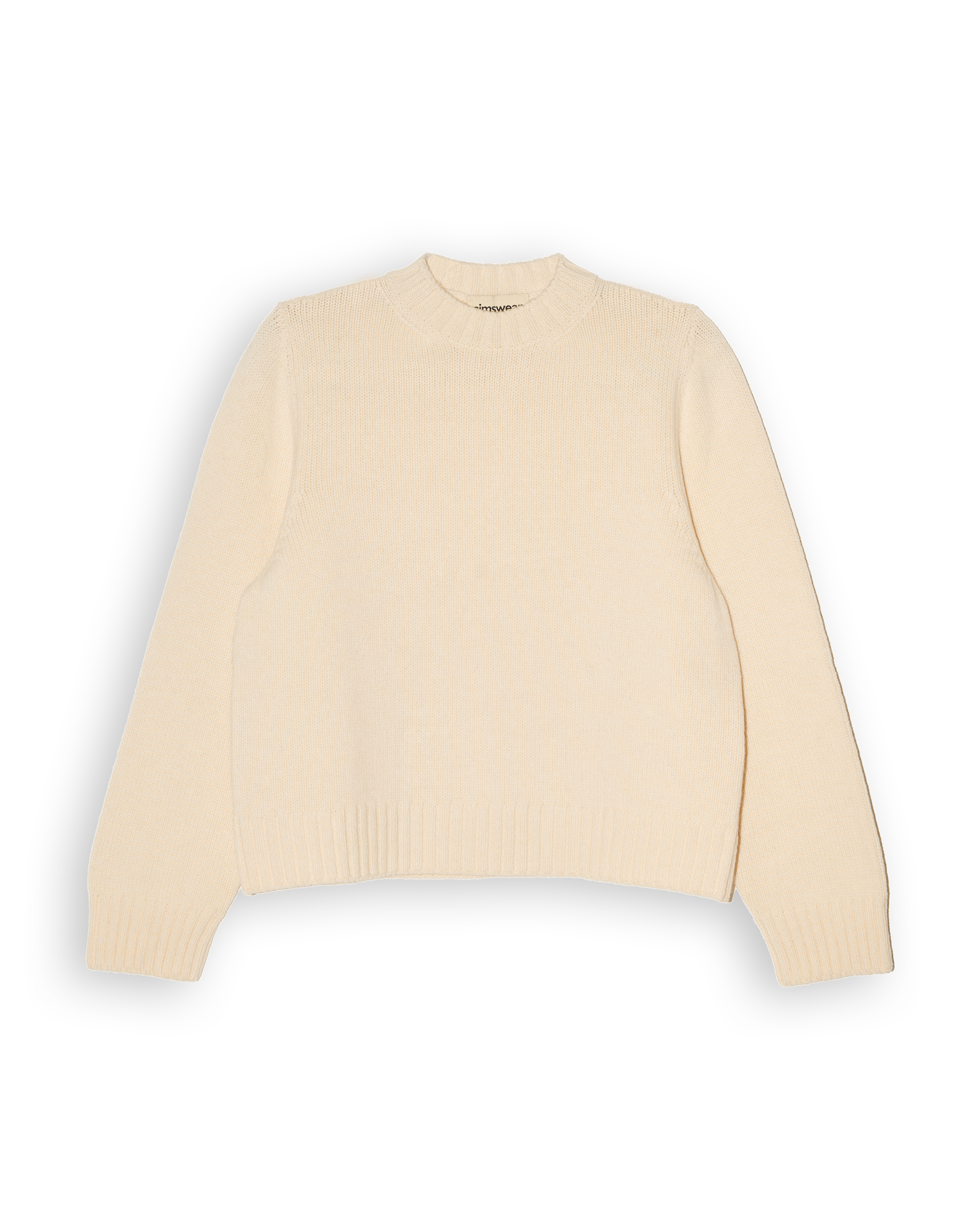 Merino Lambswool Jumper - Ecru